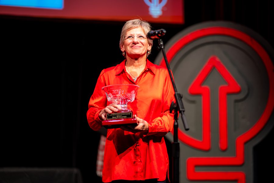 EntreCon Awards, award recipient on stage