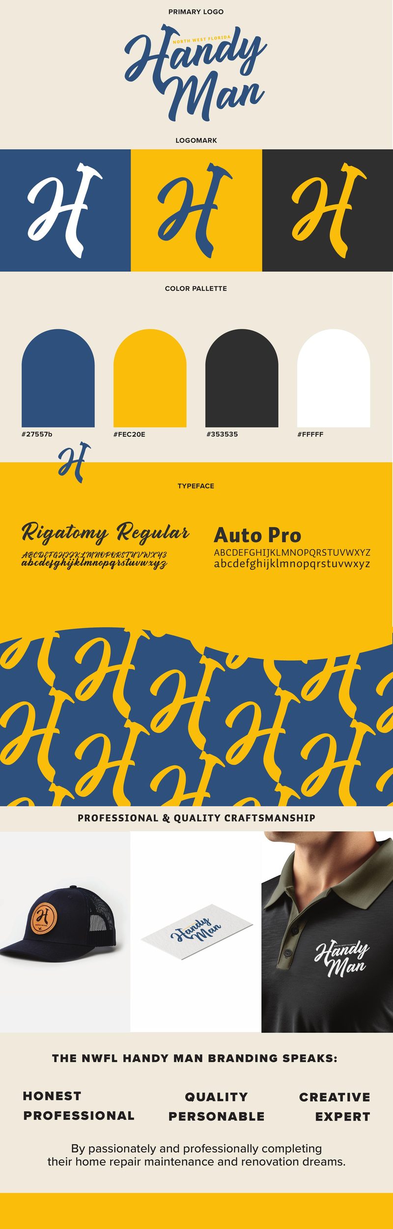 NWFL Handyman brand board