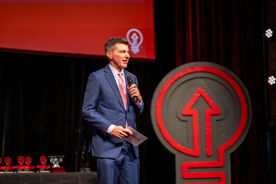 EntreCon Awards, speaker on stage